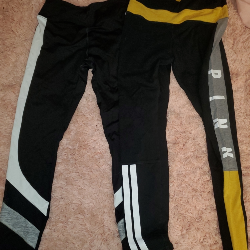 PINK size M leggings bundle includes both